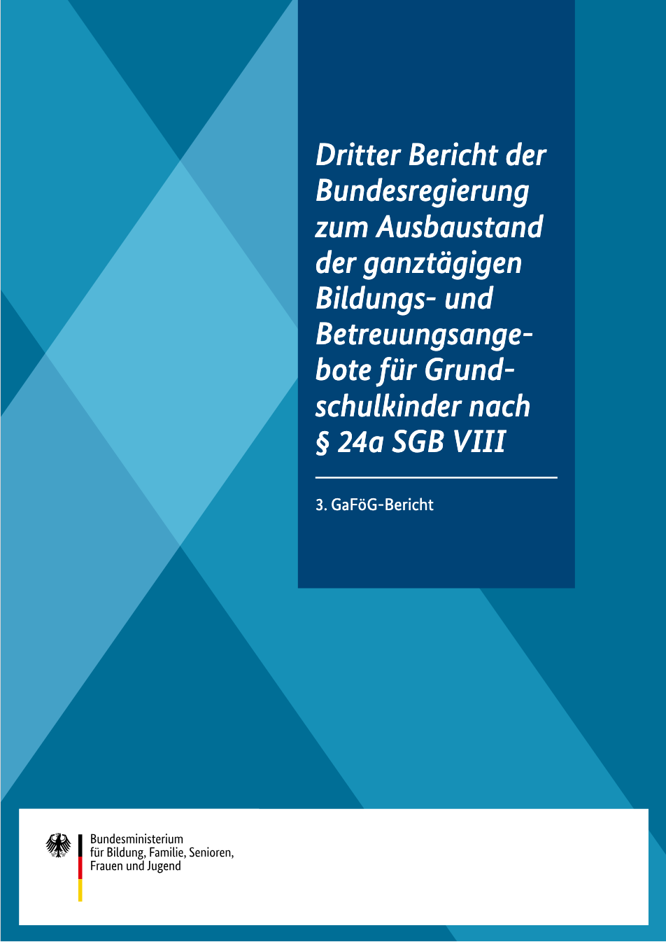 Das Bild zeigt das Cover des Berichts