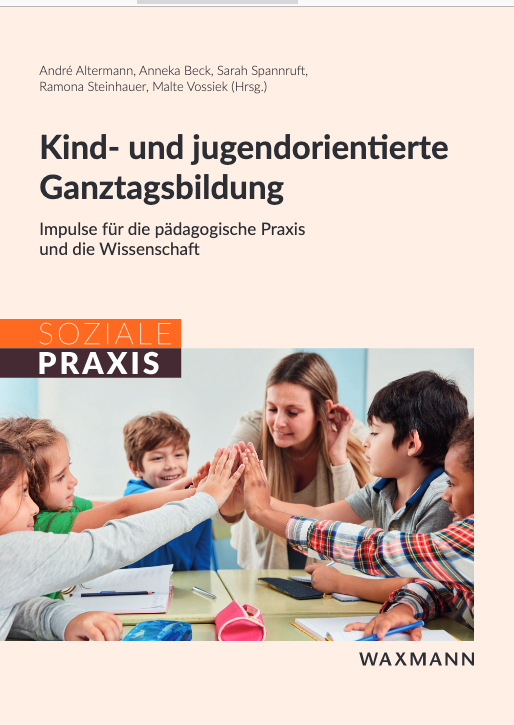 Das Bild zeigt den Titel der Veröffentlichung mit Kindern